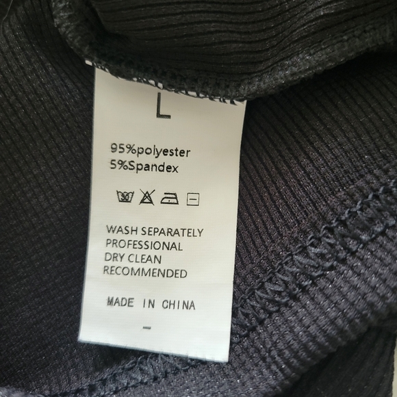 Fashion Black & Green Trin Long Sleeved Overblouse L NWOT - Picture 4 of 8